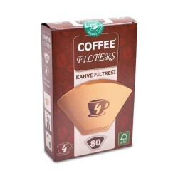 COFFEE FILTERS FILTRE KAĞIDI 80'LI (1X4) (*24) - 2