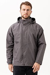 Davraz 3n1 Parka – Çıkarılabilir İç Montlu, Suya & Rüzgâra Dayanıklı, Kışlık Erkek Parka K.gri - 