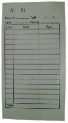 Dilman Adisyon Fişi Standart 8x15 4308 - DİLMAN