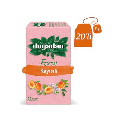Ofçay Doğadan Form Kayısılı Karışık Bitki Çayı 20'li Ürün Görseli