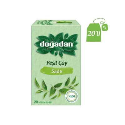Doğadan Doğadan Yeşil Çay Bitki Çayı Sade 20'li Ürün Görseli