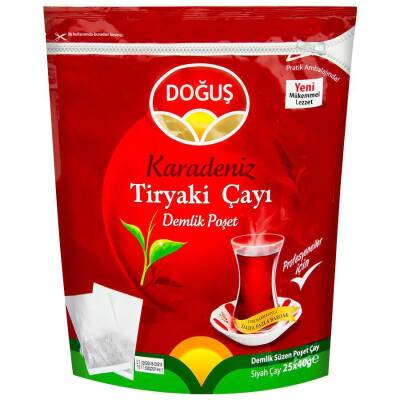 DOĞUŞ KARADENİZ TİRYAKİ DEMLİK POŞET ÇAYI 25*40 GR - 1