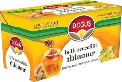 DOĞUŞ ZENCEFİL IHLAMUR BALLI BİTKİ ÇAYI 20Lİ (12) - DOĞUŞ