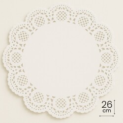 Dolphin Yuvarlak Kağıt Dantel 26cm 100'lu - 2