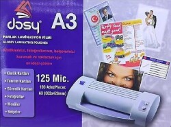 Dosy A3 Parlak Laminasyon Film 125 Mic. 303x426mm - CANPA