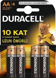 DURACELL PİL 4'LÜ KALEM (20*) - DURACELL