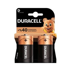 DURACELL D PİL BÜYÜK 2'Lİ - DURACELL