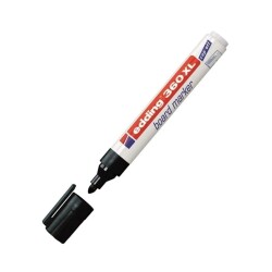 EDDİNG E-360XL BEYAZ TAHTA KALEMİ CAP OFF SİYAH - EDDİNG