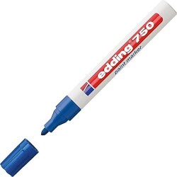 EDDİNG E-750 BOYA DEKOR. MARKÖRÜ MAVİ - EDDİNG