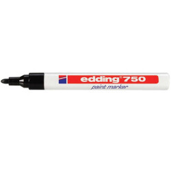 EDDİNG E-750 BOYA DEKOR. MARKÖRÜ SİYAH - EDDİNG
