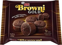 ETİ MİNİ BROW.GOLD KAKAOLU 180 GR (12*) 1737300 - ETİ