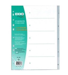 EXXO SEPERATOR 1-5 RAKAM GRİ TS105 - 