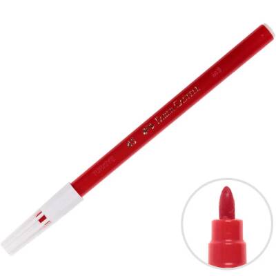 FABER CASTELL KEÇELİ KALEM 45 KIRMIZI - 1