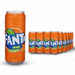 Fanta 330 Ml Kutu Portakal x24 - FANTA