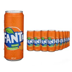 Fanta Slim 250 Ml. Kutu x24 - FANTA