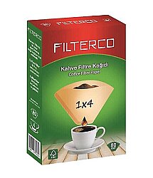 Filterco Kahve Filtre Kağıdı No 4 80 Li - FİLTERCO