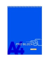 GIPTA BLOKNOT PROBLOK A4 SPİRALLİ KARTON KAPAK 40 YP KARELİ 1398 - 