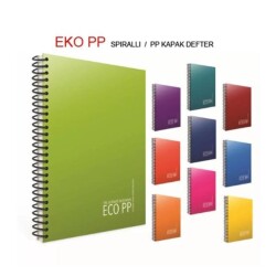 Gıpta Defter Eko A4 Spiralli Pp Kapak 80 Yp. Kareli 2030 - GIPTA