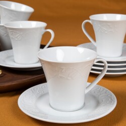 GÜRAL 6 KİŞİLİK ÇAY FİNCANI SETİ 12 PARÇA - 1
