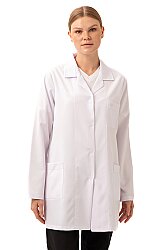 Hedera Kadın Önlük - Beyaz Doktor Öğrenci Laboratuvar Önlüğü | Medikal İş Önlüğü - 