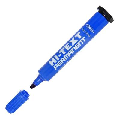 Hİ-TEXT PERMANENT TAHTA KALEMİ MAVİ - 1