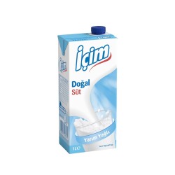 İÇİM SÜT 1000 ML YARIM YAĞLI % 1,5 (12*) - İÇİM
