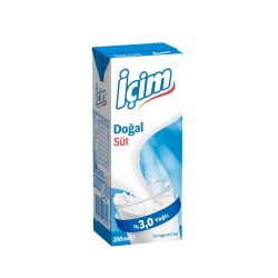 İÇİM SÜT 200 ML SADE (27*) - İÇİM
