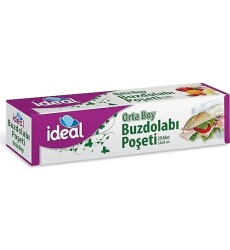 İDEAL BUZDOLABI POŞETİ ORTA BOY 24*33CM 20'Lİ - 1