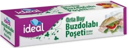 İdeal Buzdolabı Poşeti Orta Boy 24*33cm 20'li - 2