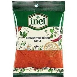 İNCİ POŞET KIRM.TOZ BİBER TATLI (25 GR*10)(6*) - İNCİ