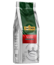 JACOBS BANQUET MEDİUM ESPRESSO ÇEKİRDEK KAHVE 1000GR - 1