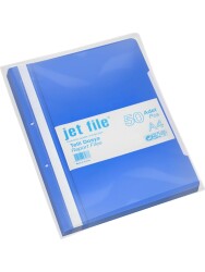 JET FILE TENDER FİLE PP MAVİ TELLİ DOSYA 50 Lİ - 2