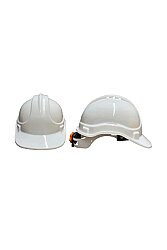 Karam Kb660 Vidalı Baret Beyaz İş Güvenliği Başlığı Ayarlanabilir Darbe Dayanımlı Koruyucu Beyaz - 