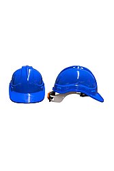 Karam Kb660 Vidalı Baret Beyaz İş Güvenliği Başlığı Ayarlanabilir Darbe Dayanımlı Koruyucu Mavi - 