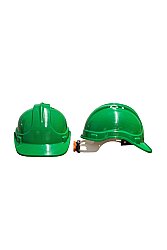 Karam Kb660 Vidalı Baret Beyaz İş Güvenliği Başlığı Ayarlanabilir Darbe Dayanımlı Koruyucu Yeşil - 
