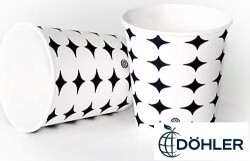 Karton Bardak Döhler Baskılı 7oz 3000li - CANPA