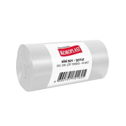KOROPLAST 40*50 MİNİ BOY EKO END.ÇÖP POŞETİ 83 GR ŞEFFAF - KOROPLAST