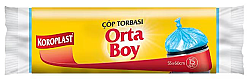 Koroplast Güçlü 55*60 Cm Orta Boy Çöp Poşeti 15'li - KOROPLAST