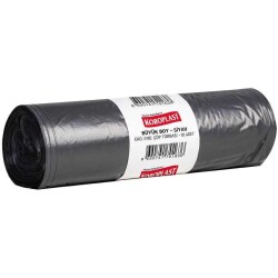 KOROPLAST 65*80 BÜYÜK BOY EKO END. ÇÖP POŞETİ 80 GR SİYAH - KOROPLAST