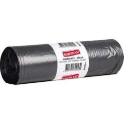 KOROPLAST 80*110 JUMBO BOY EKO END. ÇÖP POŞETİ 300 GR SİYAH - KOROPLAST
