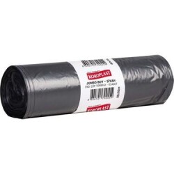 KOROPLAST 80*110 JUMBO BOY END. ÇÖP POŞETİ SİYAH 400 GR - KOROPLAST