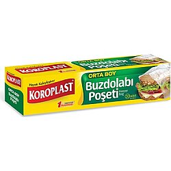 Koroplast Buzdolabı Poşeti 24*38 Cm Tekli Orta 30 Lu - KOROPLAST
