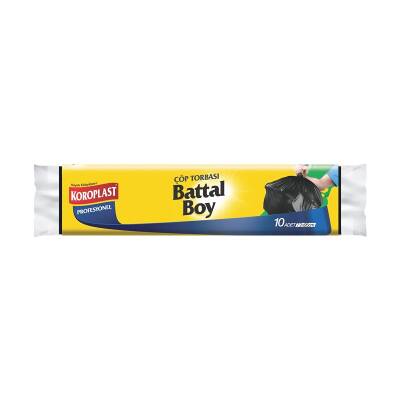 KOROPLAST ÇÖP TORBASI 72*95 BATTAL GÜÇLÜ PROF. 7 Lİ SİYAH - 1