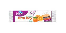 KOROPLAST İDEAL 50*60 BÜZGÜLÜ ORTA BOY PORTAKAL KOKULU ÇÖP POŞETİ - KOROPLAST