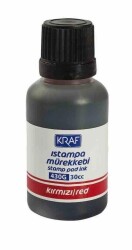 KRAF ISTAMPA MÜREKKEBİ 30CC KIRMIZI 430G - KRAF
