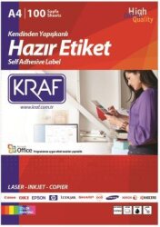 Kraf Laser Etiket Kf-2014 99.1 x 38.1 Mm 100lü - 2