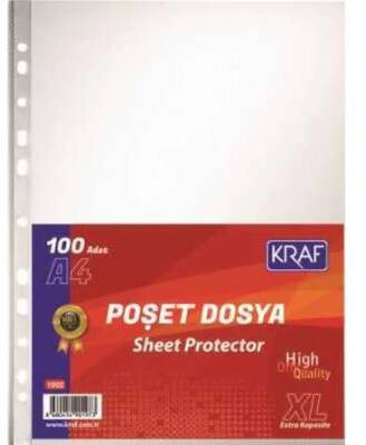 KRAF POŞET DOSYA A4 XL 100LÜ 1002 - 1