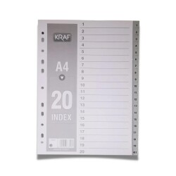 KRAF SEPARATÖR 1020 1-20 RAKAM - KRAF