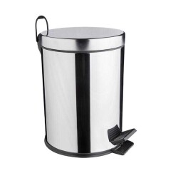 Krom Pedallı Çöp Kovası 40 Lt - 