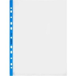 LEİTZ MAVİ POŞET DOSYA KRİSTAL 90 MİK. (100 ADET) - LEITZ